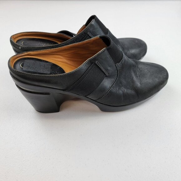 Cole Haan Air Sara Clogs Black Suede Patform Mules Women's Size 9.5 B - Picture 8 of 11